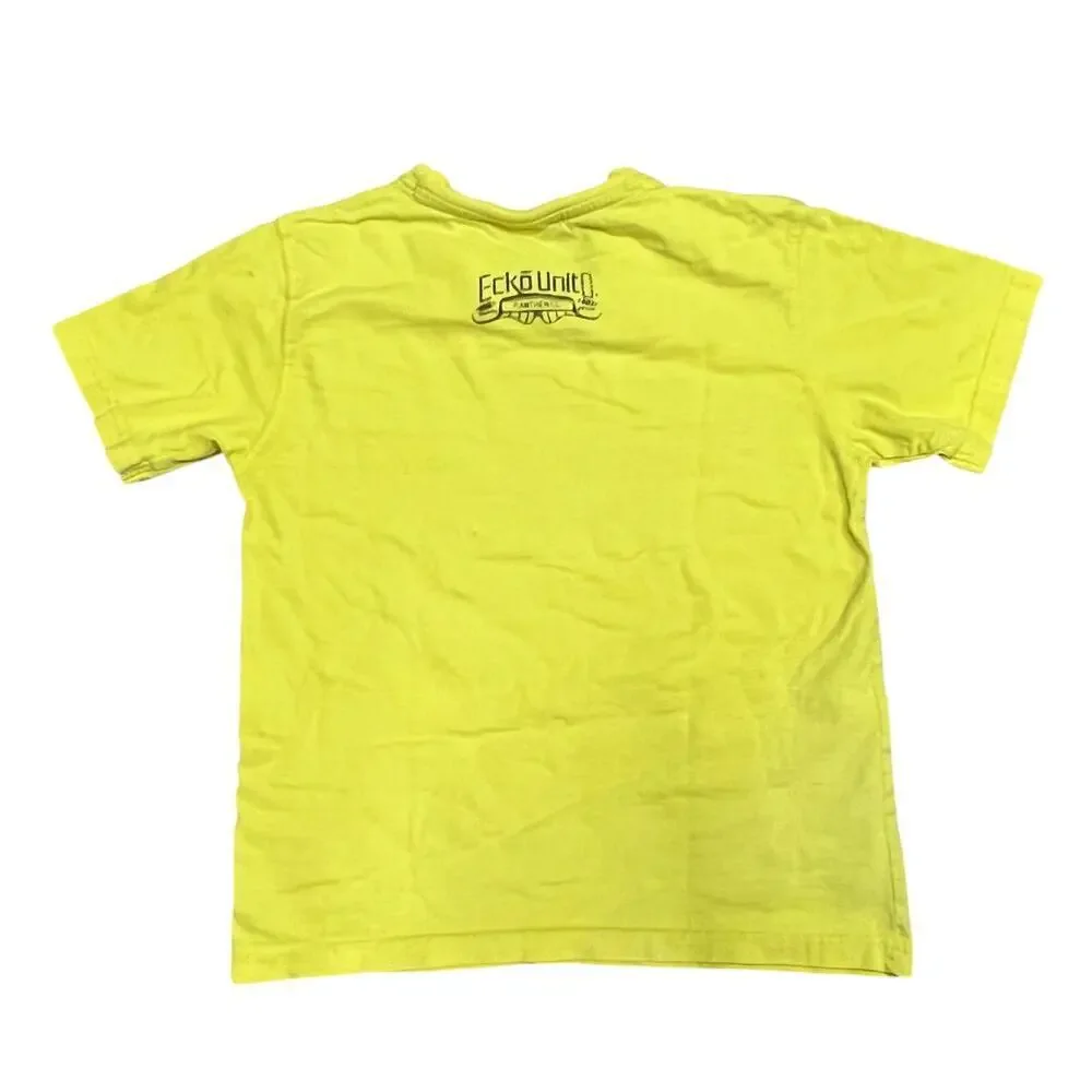 VTG Ecko Unltd. Bright yellow iconic rhino logo youth SZ S-M